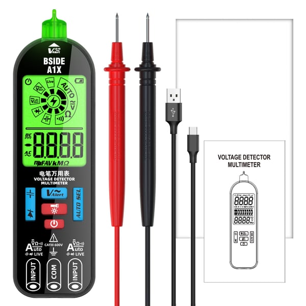 BSIDE A1X Compact Digital Multimeter For Accurate Measurements