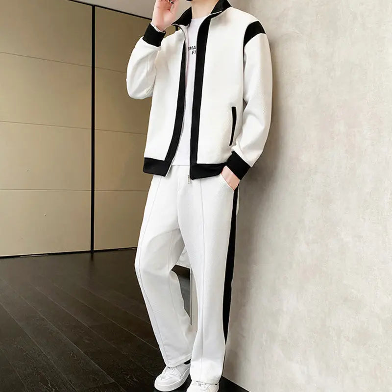 Men's Jogging Tracksuit Set Casual Two Piece Sports Outfit