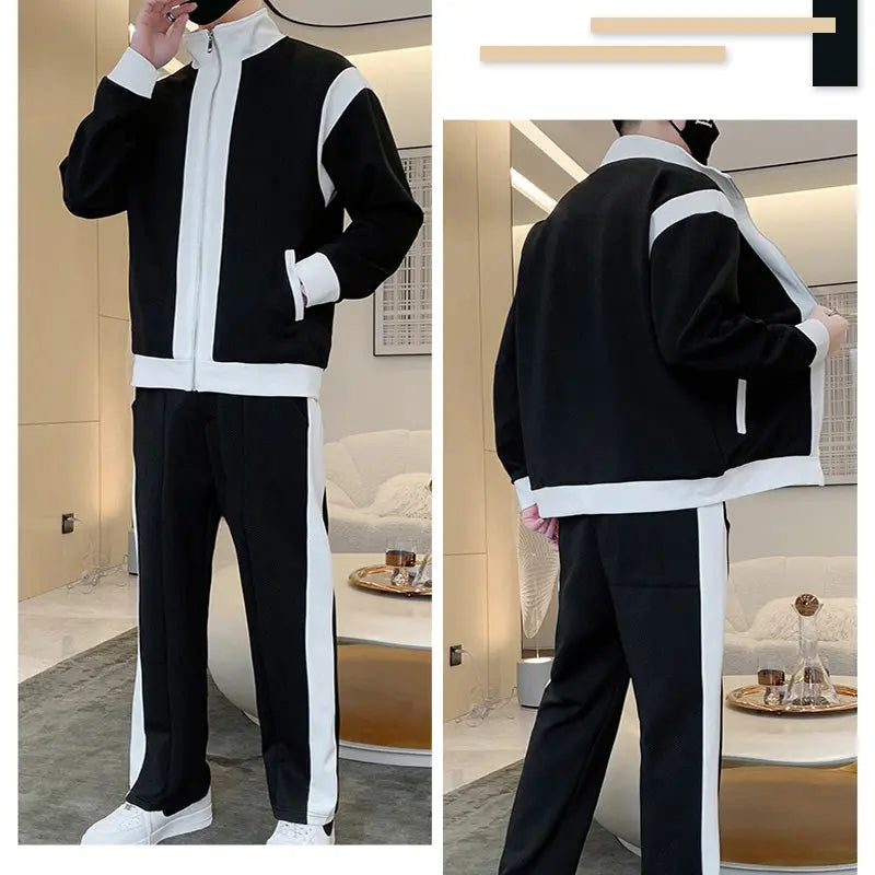Men's Jogging Tracksuit Set Casual Two Piece Sports Outfit