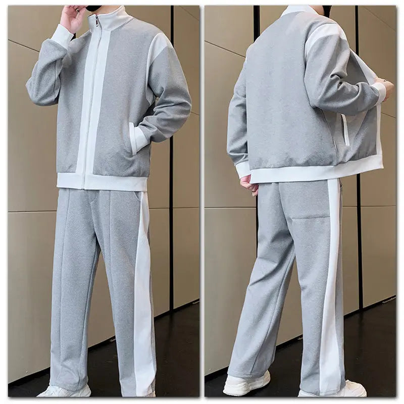 Men's Jogging Tracksuit Set Casual Two Piece Sports Outfit