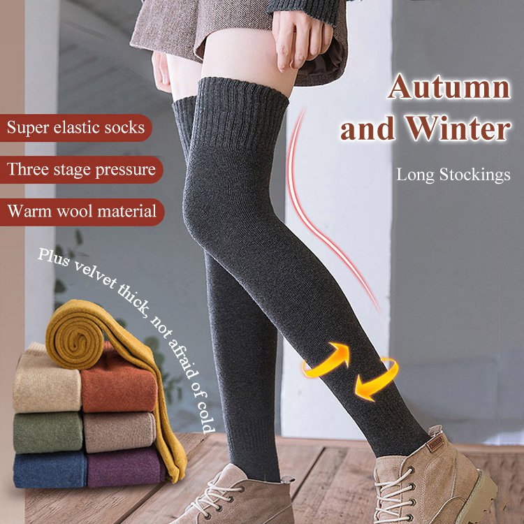 Warm Long Stockings For Leg Beautification And Comfort