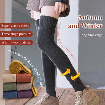 Warm Long Stockings For Leg Beautification And Comfort