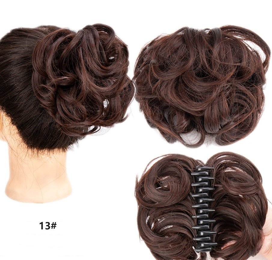 Natural Wig With Hair Clips Stylish Comfortable Secure Fit
