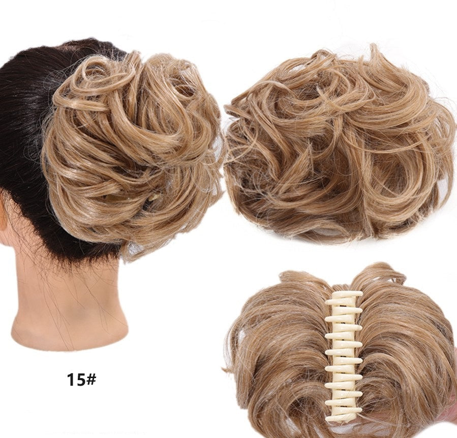 Natural Wig With Hair Clips Stylish Comfortable Secure Fit