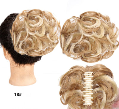 Natural Wig With Hair Clips Stylish Comfortable Secure Fit
