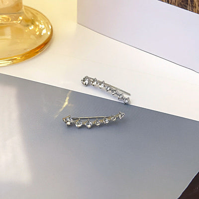 Seven Star Elegant Diamond Stud Earrings For Women