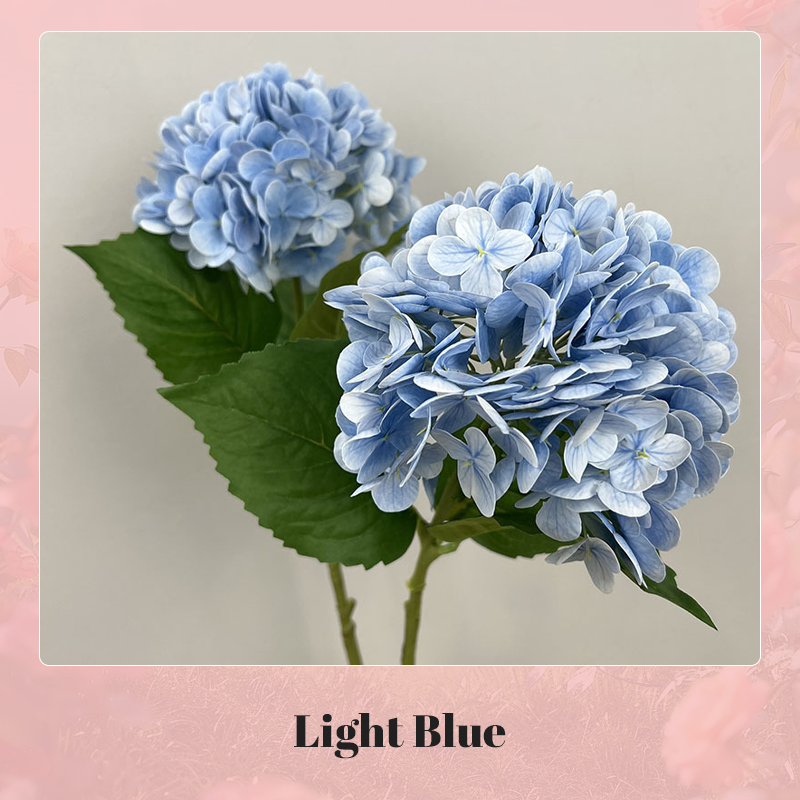 3d Hydrangea Artificial Flower Realistic Decorative Bloom