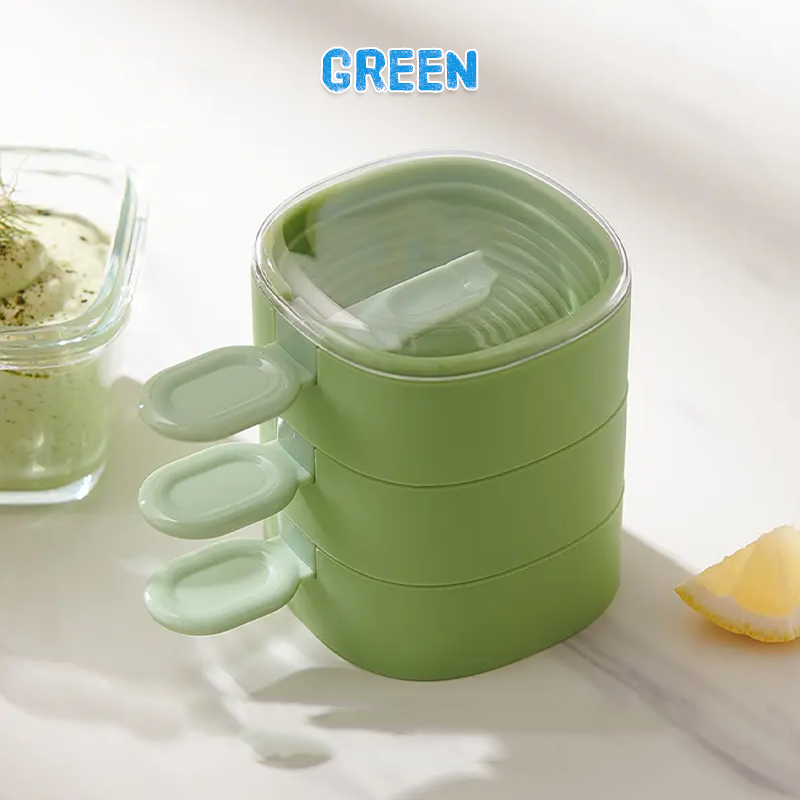 Multi-Layer Ice Cream Mold For Creative Frozen Treats Making