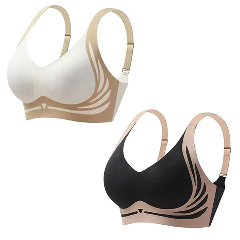Wireless Push-up Bra Wireless Comfort No Sagging Support Bra