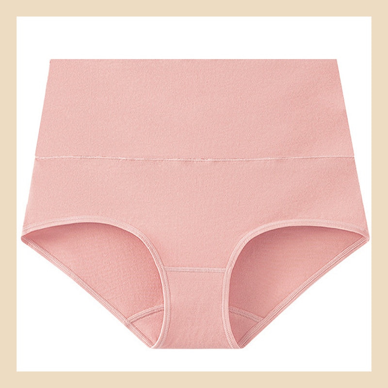 Women's High Waist Cotton Underwear Comfortable Lightweight Breathable