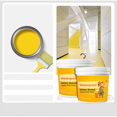 Water-Based Epoxy Floor Paint Waterproof Durable Indoor Outdoor Coating