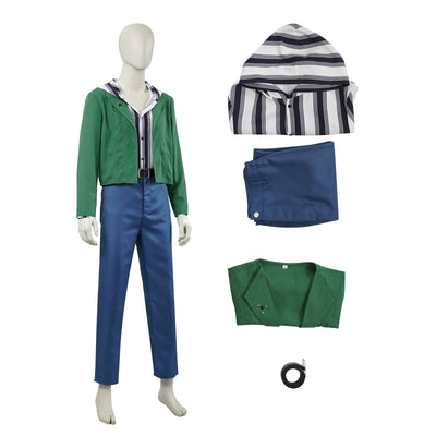 Mens Prince Cosplay Costume Set Jacket Pants Sweatshirt Belt