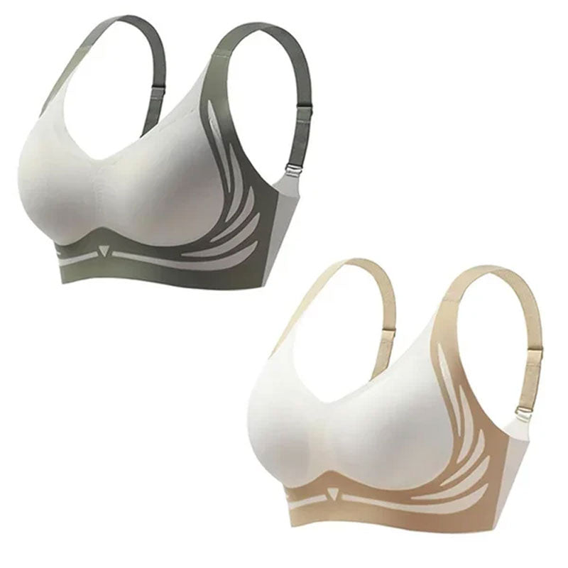 Wireless Push-up Bra Wireless Comfort No Sagging Support Bra