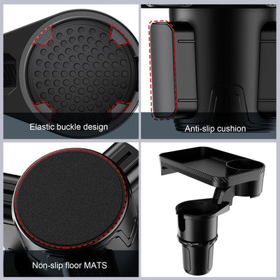 Car Cup Holder Extender For Extra Storage And Stability
