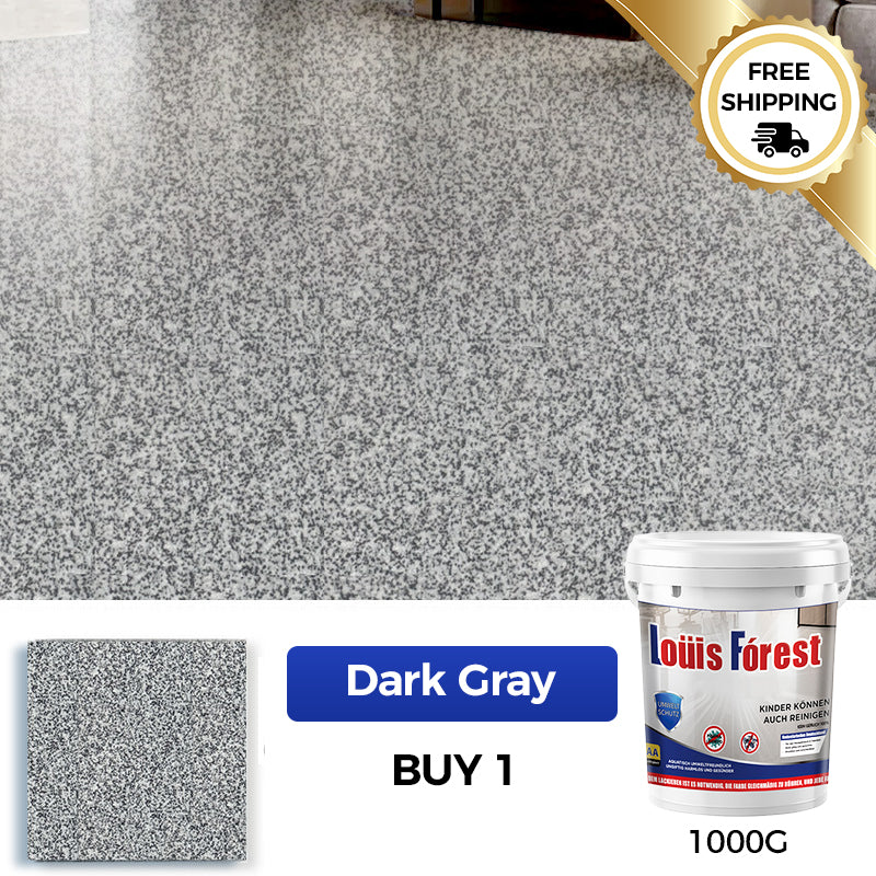 Epoxy Floor Coating With Glossy Marble Finish For Durable Protection
