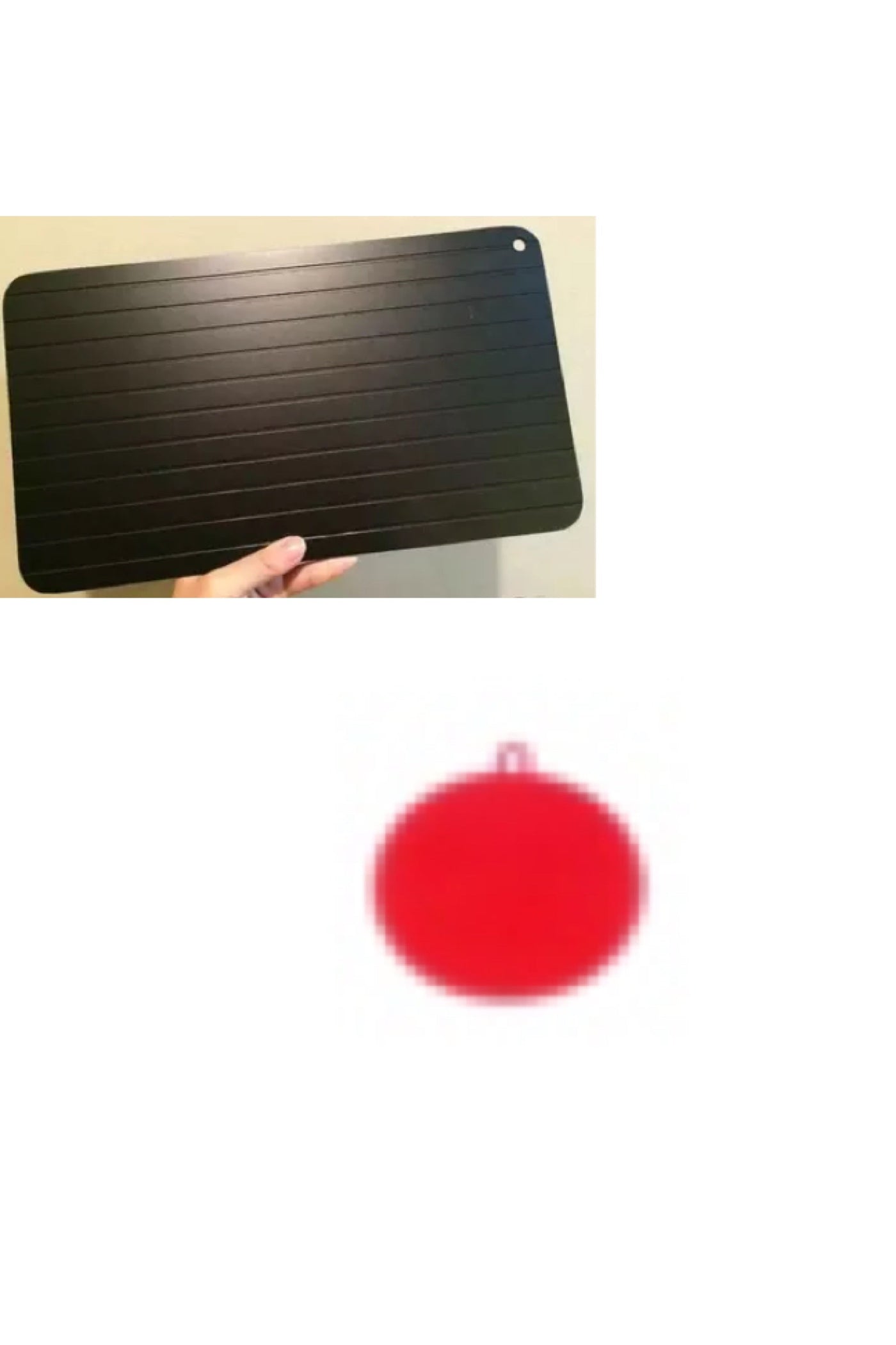 Fast Defrosting Tray Aluminum Quick Thawing Kitchen Plate