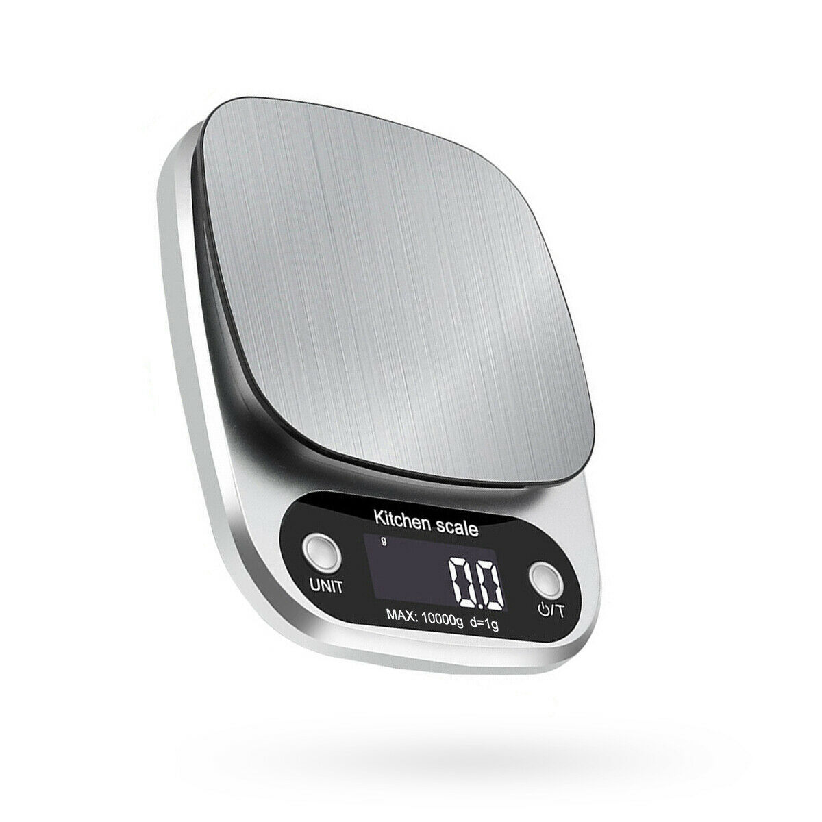 Digital Kitchen Scale 22lbs Stainless Steel Food Weight Balance