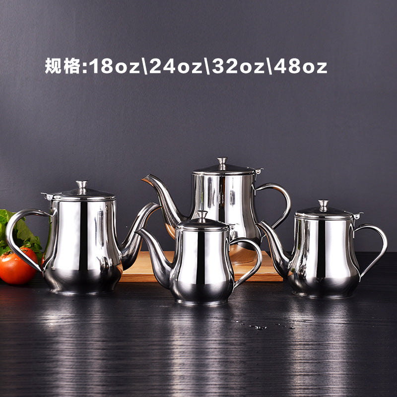 304 Stainless Steel Oil Filter Kettle Large Capacity Kitchen Container
