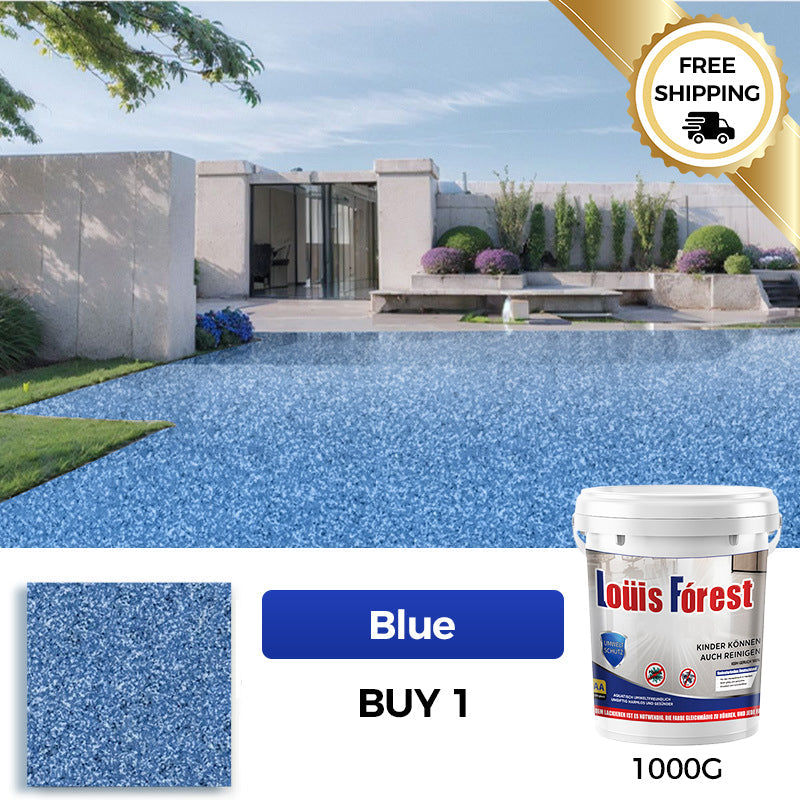 Epoxy Floor Coating With Glossy Marble Finish For Durable Protection