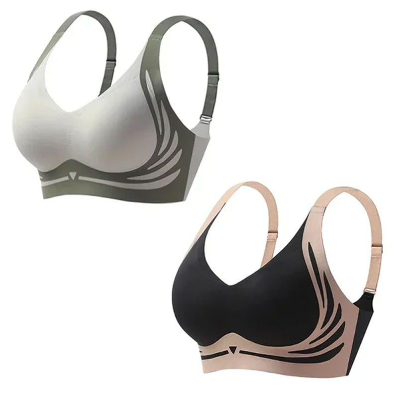Wireless Push-up Bra Wireless Comfort No Sagging Support Bra
