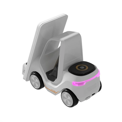 Car Shaped Wireless Charging Dock With LED Alarm Clock Fast Charge