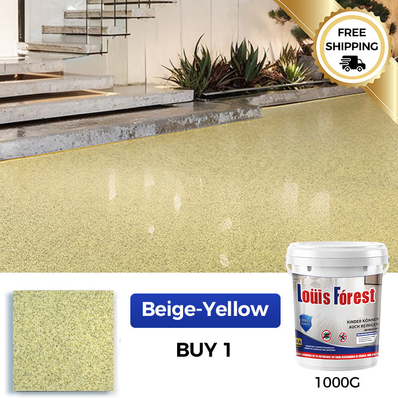 Epoxy Floor Coating With Glossy Marble Finish For Durable Protection