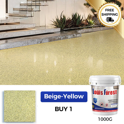 Epoxy Floor Coating With Glossy Marble Finish For Durable Protection