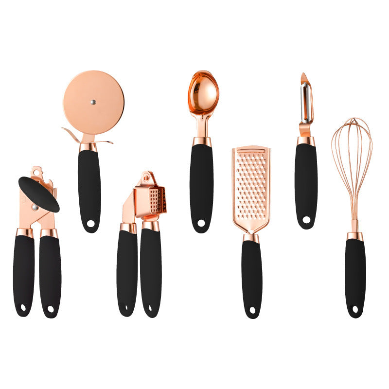 Kitchen Tool Set Copper Plated Household Peeler Gadget Set