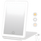 Rechargeable LED Makeup Mirror With Built-in Light And Portable Design