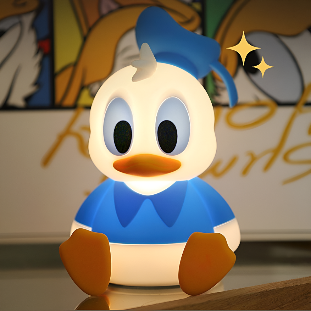 Duck Night Light Soft Glow LED Kids Bedroom Lamp