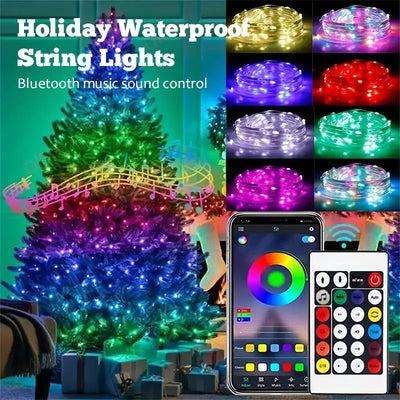 Holiday Waterproof String Lights Outdoor Durable Decorative Lighting