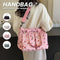 Cherry Print Tote Bag Stylish Lightweight Canvas Handbag