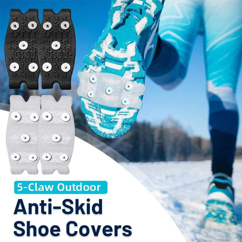 5-claw Non-slip Shoe Covers For Outdoor Hiking And Walking Safety