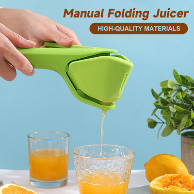 Manual Folding Juicer Portable Compact Handheld Citrus Press
