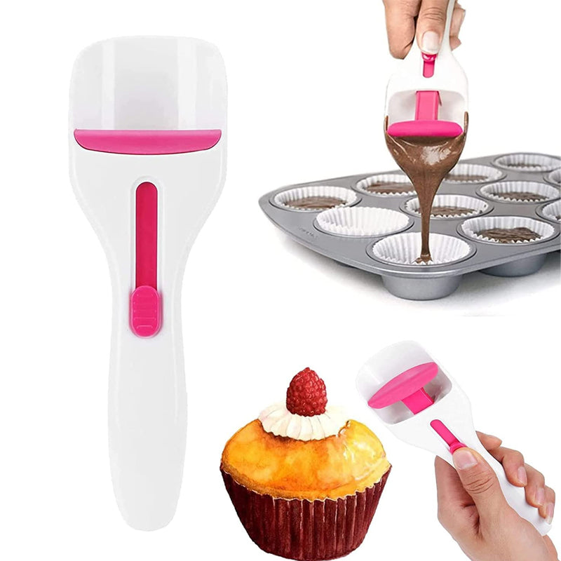 Cupcake Scoop Stainless Steel Ice Cream Cookie Dessert Scoop