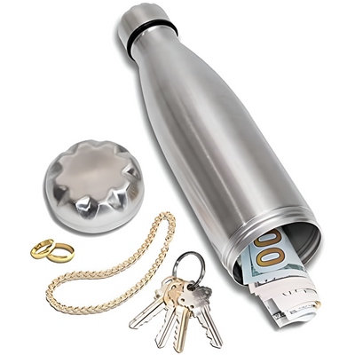 Discreet Storage Bottle With Hidden Compartment For Drinks