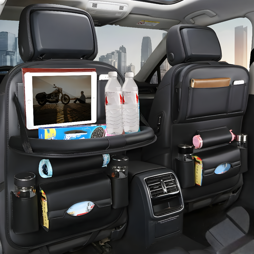 Car Backseat Organizer With Multiple Pockets For Travel Storage