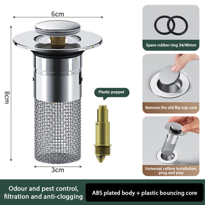 Stainless Steel Floor Drain Filter For Odor Control And Pest Prevention