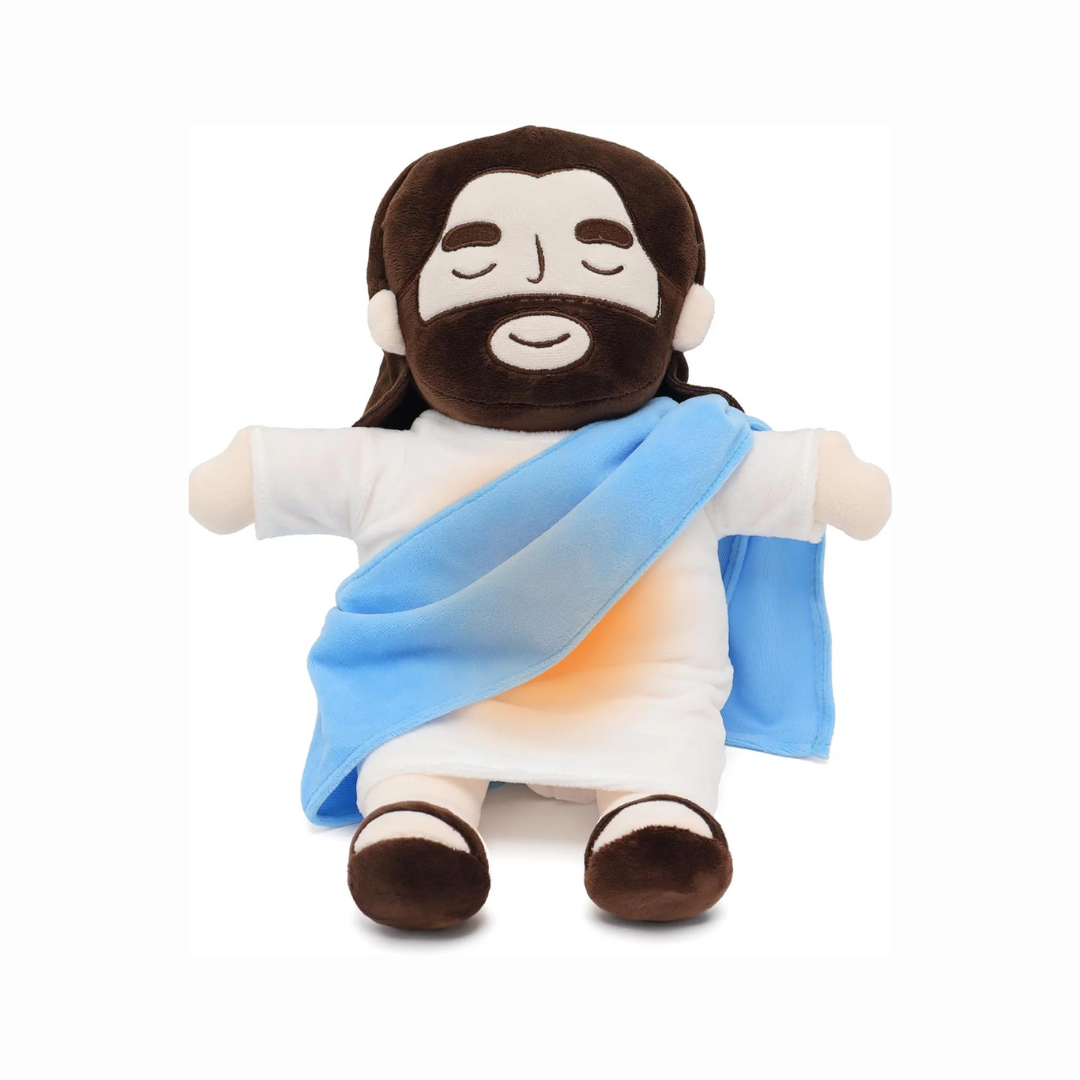 Breathing Jesus Plushie Soft Religious Toy For Faith And Comfort