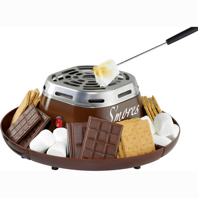Electric S'mores Maker Tabletop Kit For Easy Indoor Roasting