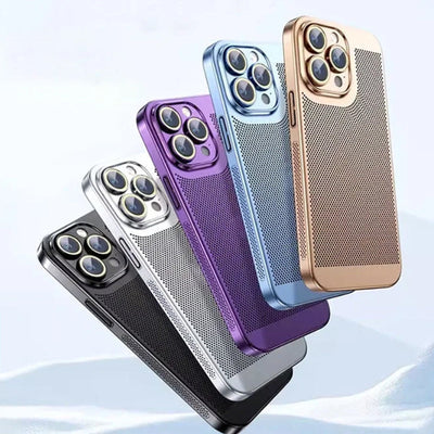 Electroplating Heat Dissipation Phone Case Durable Cooling Protection