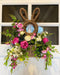 Easter Bunny Basket Wall Decor Hanging Spring Pocket Ornament