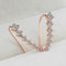 Seven Star Elegant Diamond Stud Earrings For Women