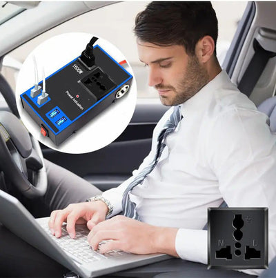 Car Power Inverter 12V 300W With USB Port For Vehicles