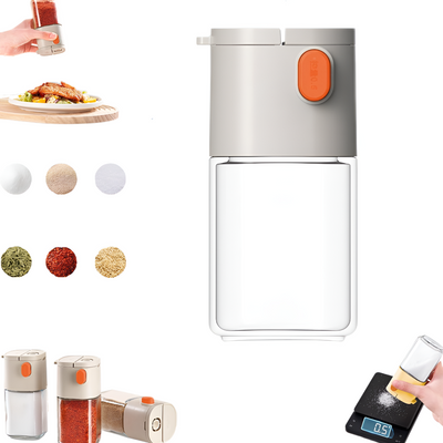 Push Button Salt And Pepper Dispenser Bottle For Easy Seasoning