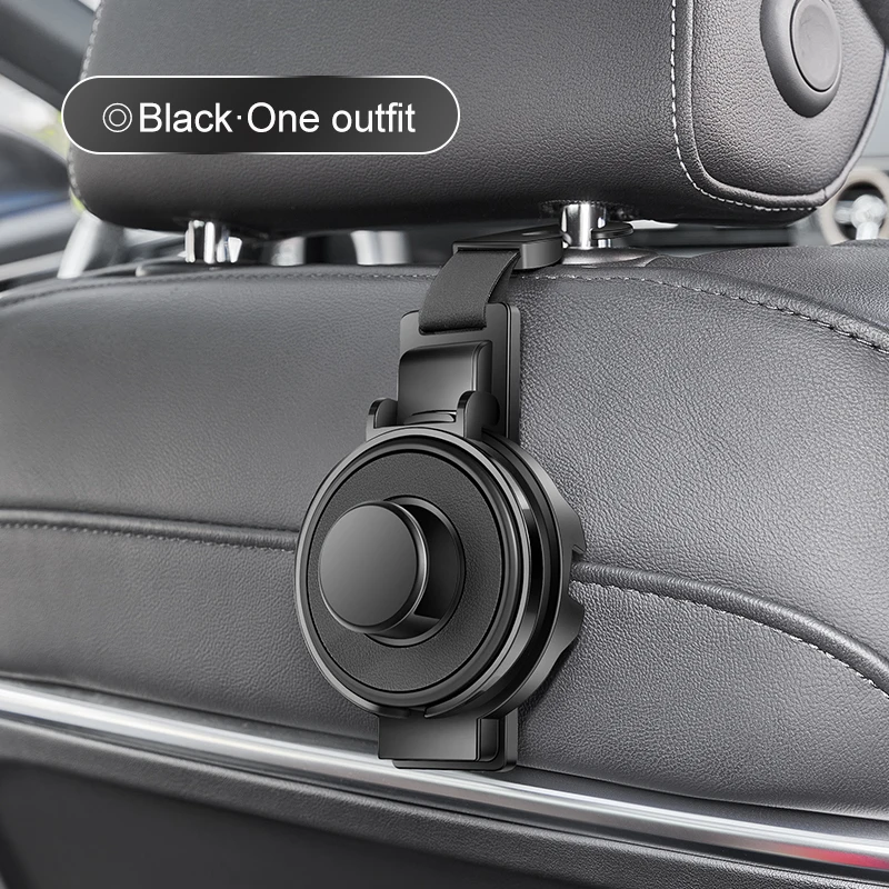 Car Seat Headrest Hook With Cup Holder Multi-Functional Organizer