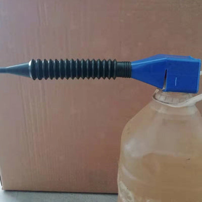 Retractable Fuel Funnel For Easy And Clean Fuel Transfer