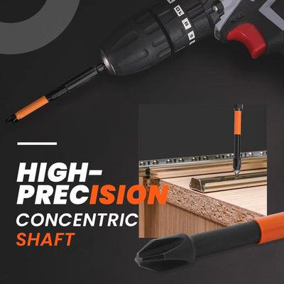 Pousbo Magnetic Cross Impact Screwdriver Bits Set Durable Precision