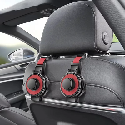 Car Seat Headrest Hook With Cup Holder Multi-Functional Organizer