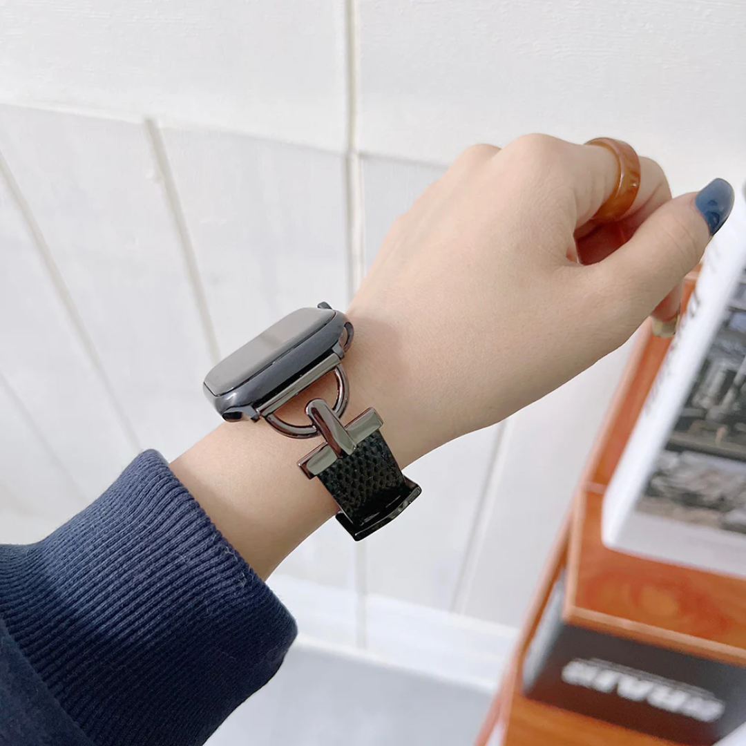 Urban Stylish Leather Apple Watch Band For Comfortable Fit